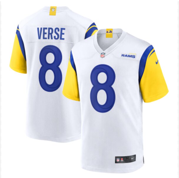 Men Los Angeles Rams #8 Verse white 2024 Nike Limited NFL Jersey